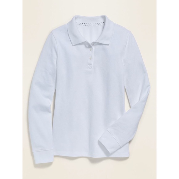 Old Navy Other - Old Navy School Uniform Long Sleeve Polo Shirt Girls